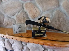 Zebco Omega 181  Reel  40th Anniversary Johnson Century Casting Rod.. NICE!!