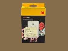 KODAK STEP Instant Mobile Photo Printer – Wireless Bluetooth – White, USED