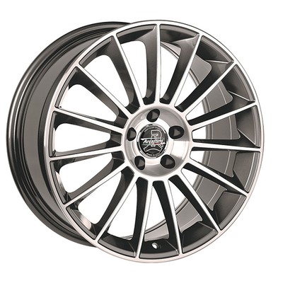 ALUFELGE ARCASTING ICESTORM FUR SEAT ALHAMBRA 8X18 5X112 ANTHRACITE POLISHED QMG