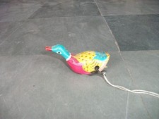 Vintage Fine Litho Wind Up Colorful Duck Tin Toy , Japan