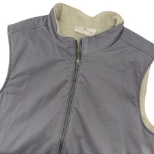 Tommy Bahama Reversible Vest Mens XXL Gray Kh...