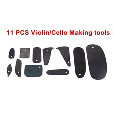 11PCS Function Scrapering Board-Cutter Violin Cello Making Luthier Tools Set