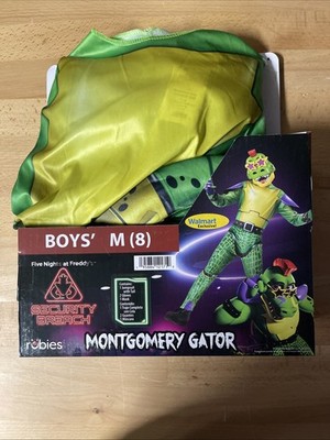 Rubies Five Nights At Freddy's Montgomery Gator Costume Boys M 8 Security Breach