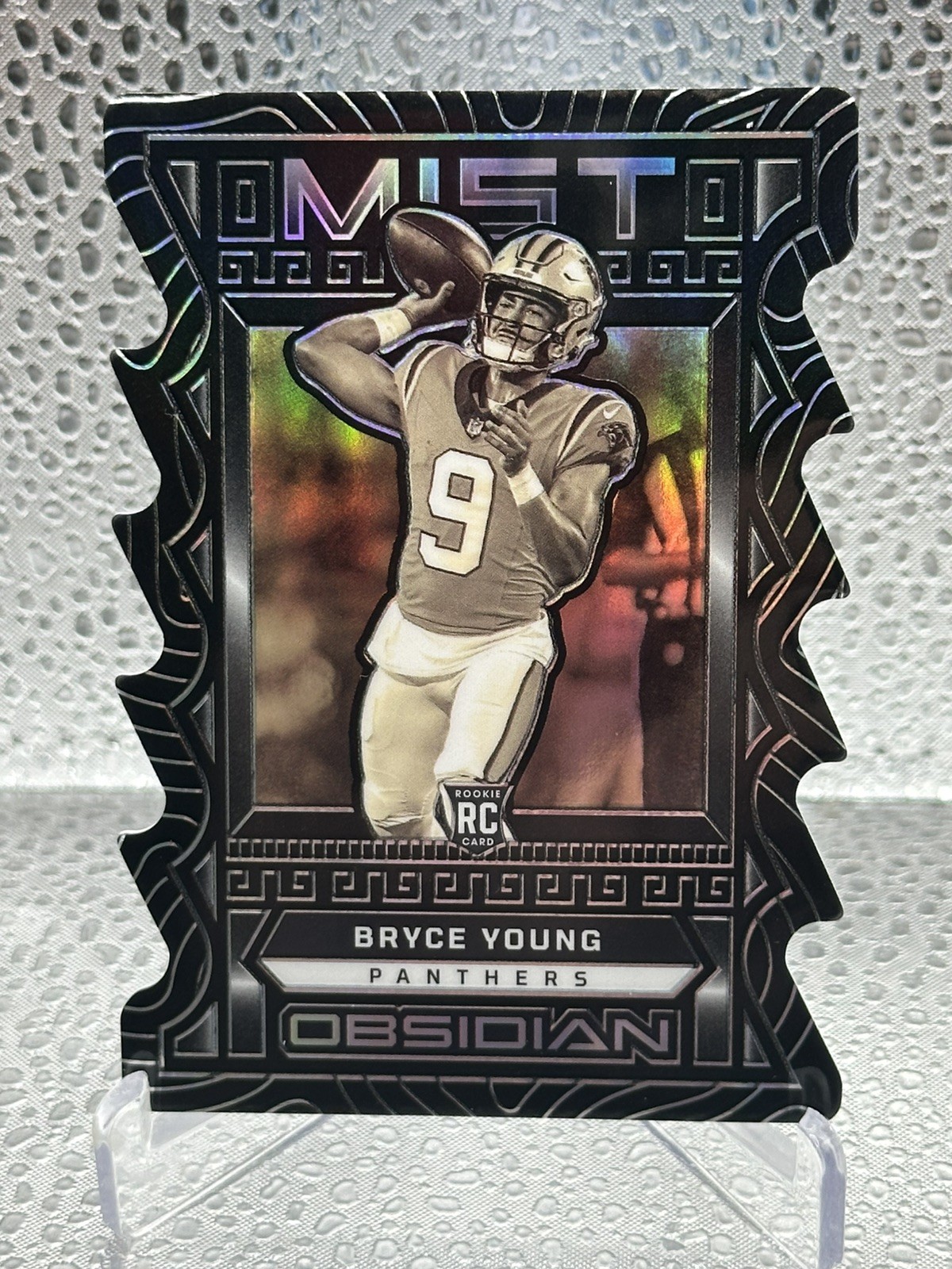 2023 Bryce Young Obsidian Mist SSP Rookie Card RC Panthers