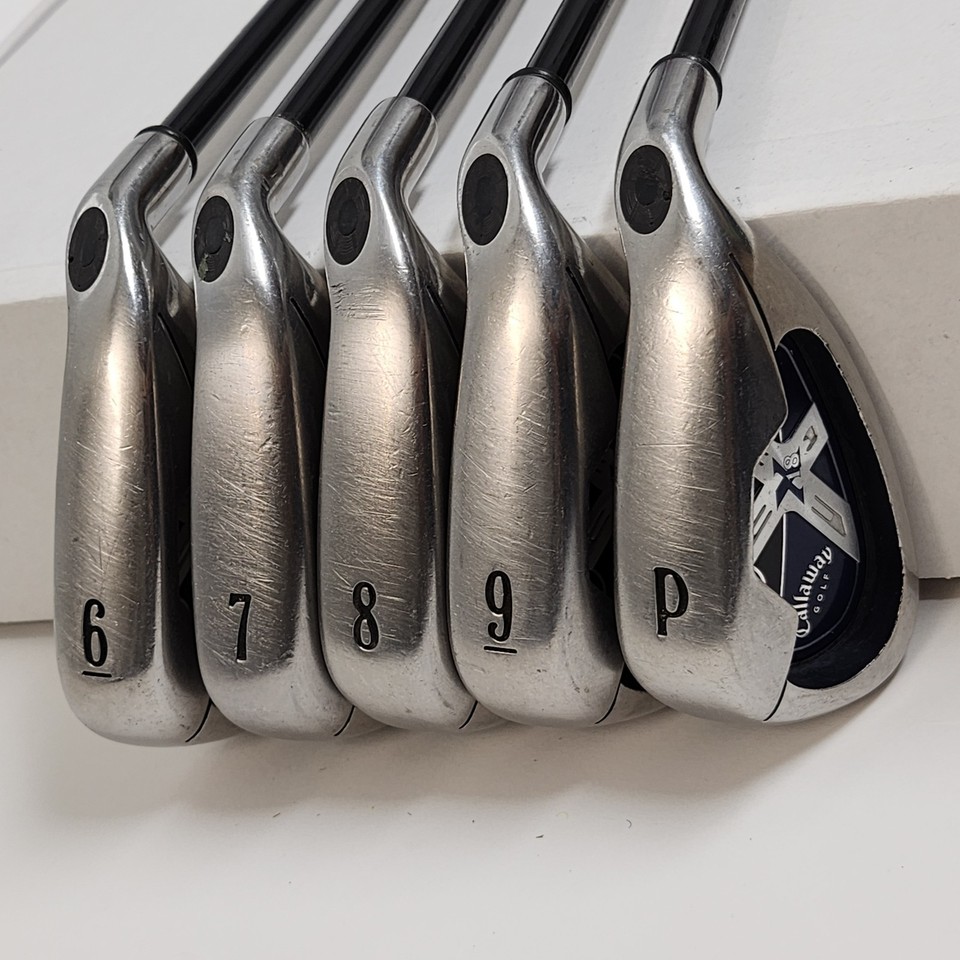 Fer 6 Callaway X-18 Graphite Stiff Droitier Homme - Bon état 37.75 Pouces