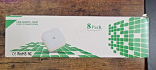 8 Pack, LED Night Light, Dusk to Dawn Sensor, Auto On/Off, Save Money