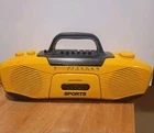 SONY SPORTS   Model CFS-902  AM FM  Audio Cassette Boombox Vintage