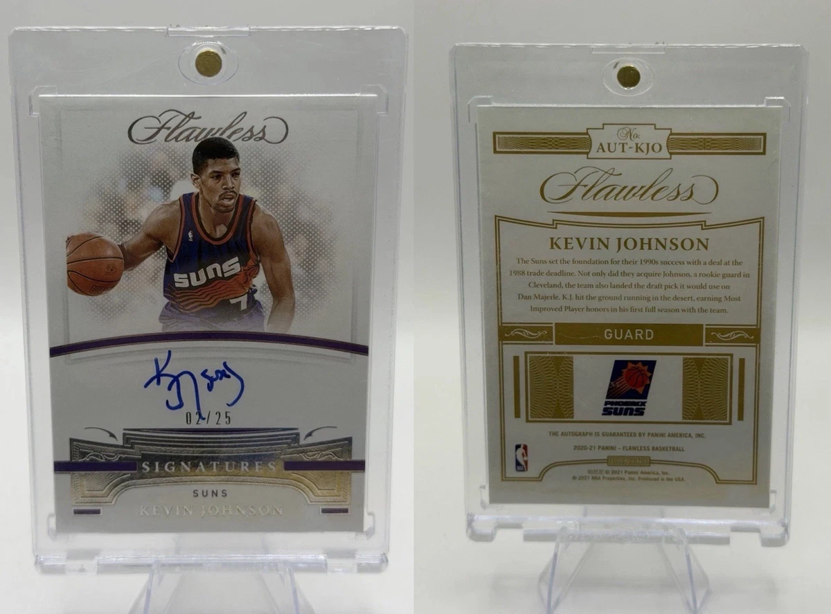 Kevin Johnson Basketball Autographed Sports Trading Cards 