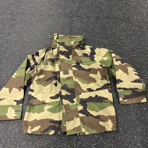 VTG French Army CCE Camo Gortex Parka Military Waterproof Jacket 120L 2XL/Long
