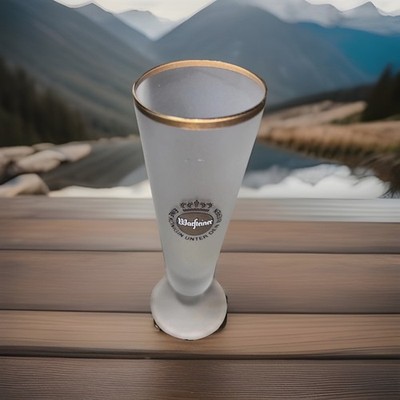 Pinnchen Warsteiner, 4 cl, satiniert, Mini-Bierglas 