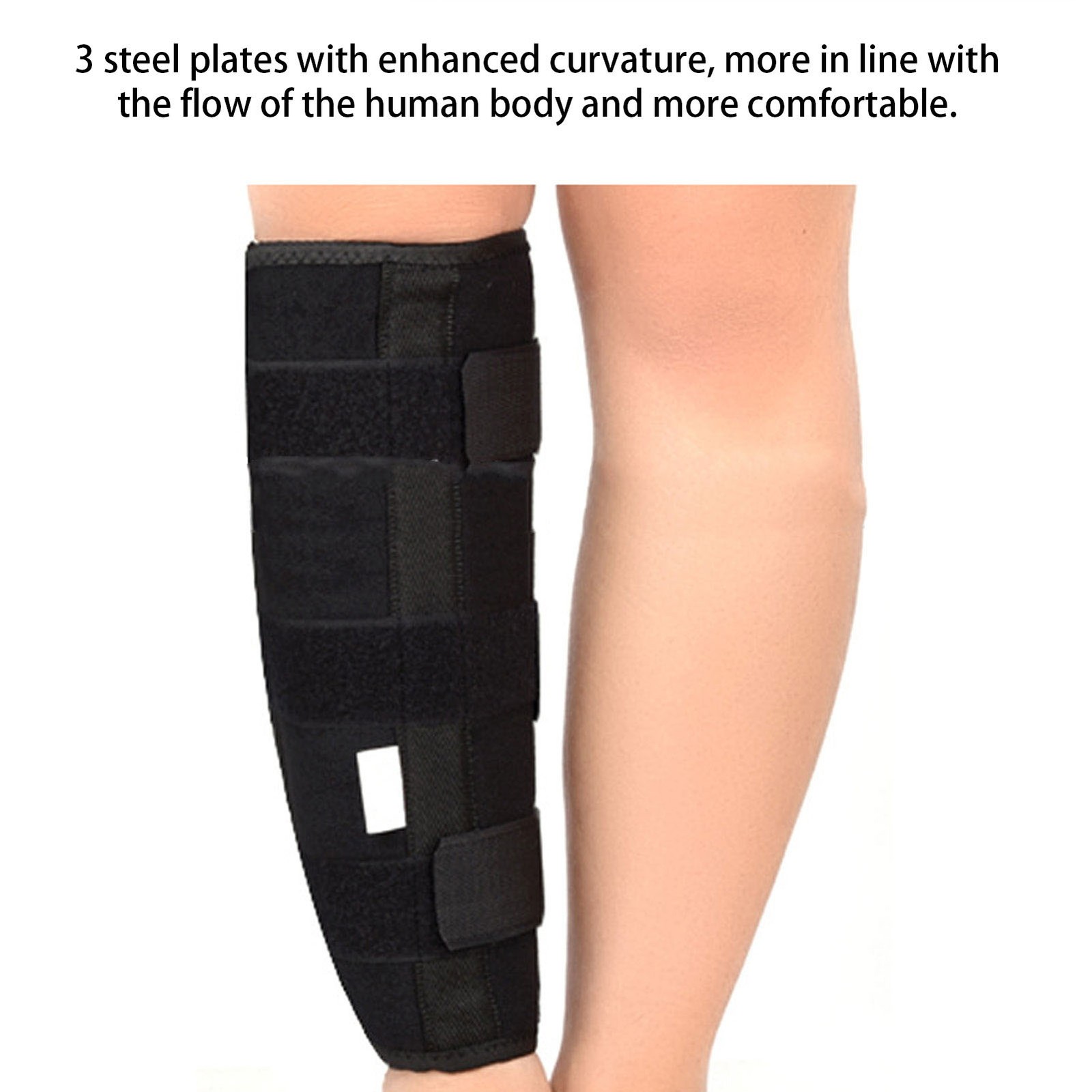 S Shank Calf Fixed Stabilizer Splint Tibia And Fibula Protector Shank Fractu LW