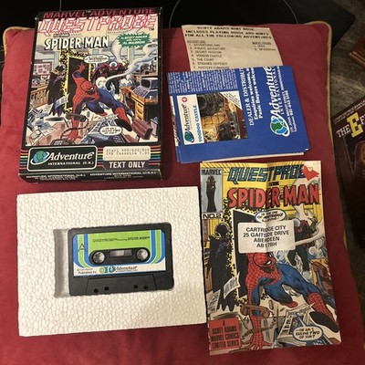 Vintage Atari 400 Adventure Videospiel Spiderman, 1982, OVP