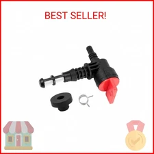 Kuupo 192980GS 90 Degree Fuel Shut Off Valve Fuel Tank Grommet Bushing For 20896