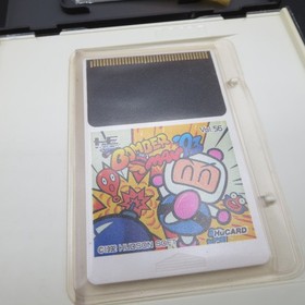 Bomberman 93 PC Engine HuCard Vol 34 56 with Manual Japanese