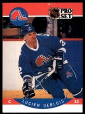 1990-91 Pro Set Lucien DeBlois Quebec Nordiques #244