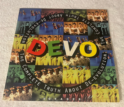 DEVO: ''The Complete Truth About De-Evolution'': 1993 LASER DISC + INSERT: EX/VG+