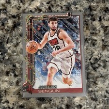 2025-26 Topps Holiday Grey Glitter H145 Alperen Sengun Houston Rockets Card NM