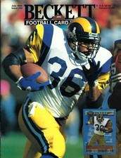 July 1994 Beckett Football Card Monthly - Jerome Bettis - Los Angeles Rams