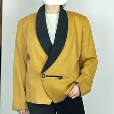 Vintage Mr. Jax Virgin Wool Blazer Made in Canada Size 14 modern size 10 