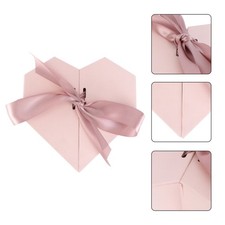 1Pcs Pink Paper Heart Shaped Candy Box Gift Case for Valentine Birthday