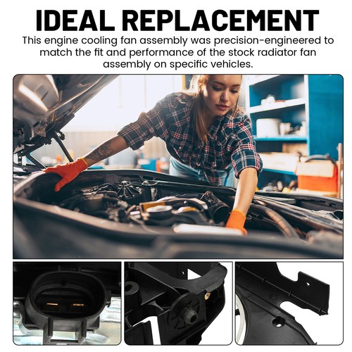 Radiator Cooling Fan Assembly for Toyota RAV4 2006-2012 2.4L 2.5L 620-512 - Bild 6 von 15