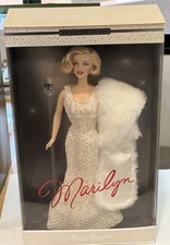 2001 Marilyn Monroe Timeless Treasures Collector Edition Mattel Barbie Doll 12'
