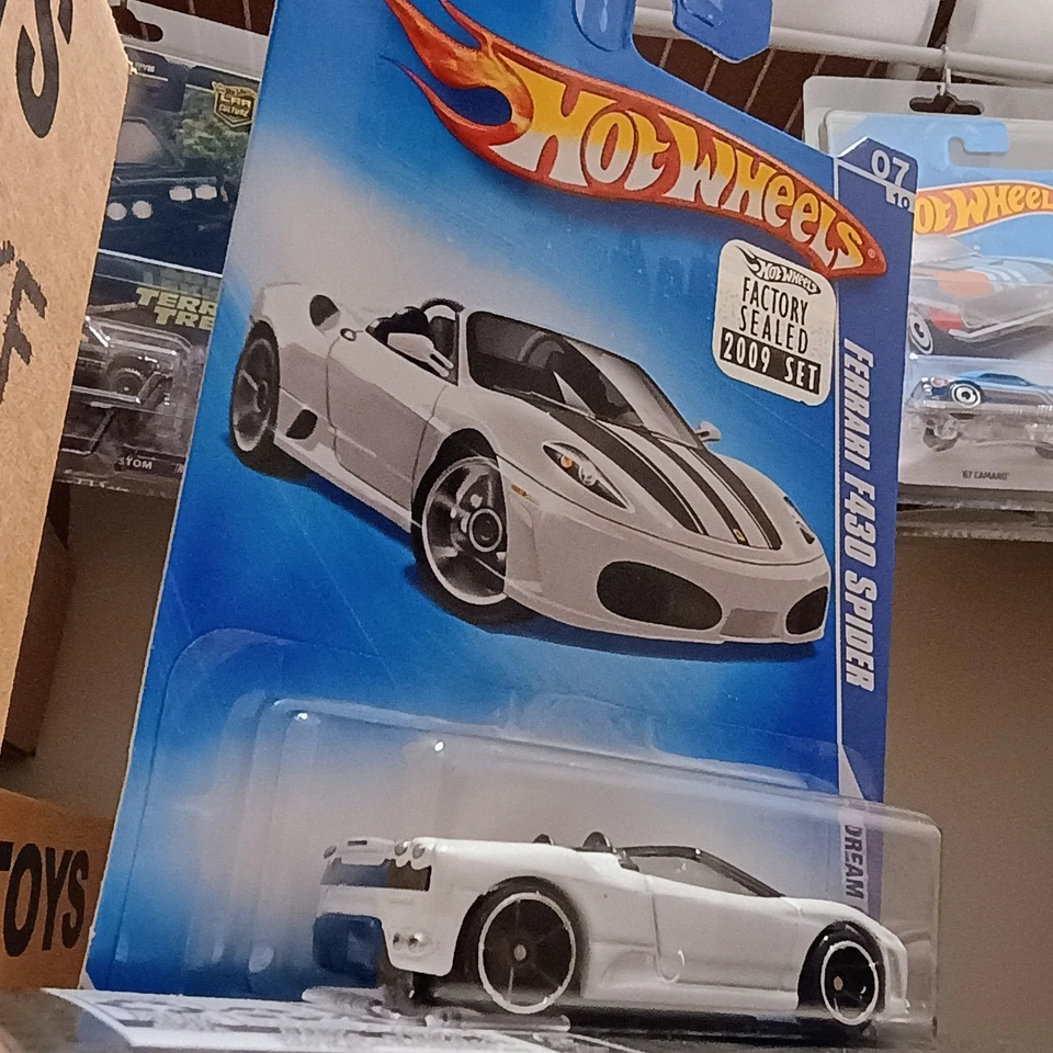 Ferrari F430 Spider 2009 Hot Wheels sellado de fábrica.  Serie Dream Garage 07/10. Foto 3 de 4