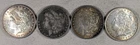 LOT OF 4 1887 P MORGAN SILVER DOLLARS #109
