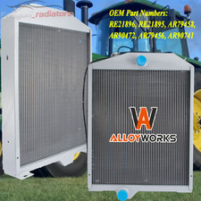 3 Row Radiator Fit John Deere 4640 4840 Tractor RE21896,RE21895,AR79458,AR90472