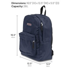 Jansport SuperBreak One Backpack - Durable Bag, 1 Main Compartment - Night Sky