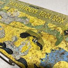 Howdy Doody Official Ranch House Tool Box 1950's by Kagran Metal Tin Vintage — photo 8