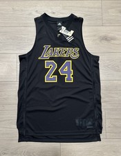 Lakers kobe bryant size medium Black Mamba NEW Authentic Swingman Jersey 