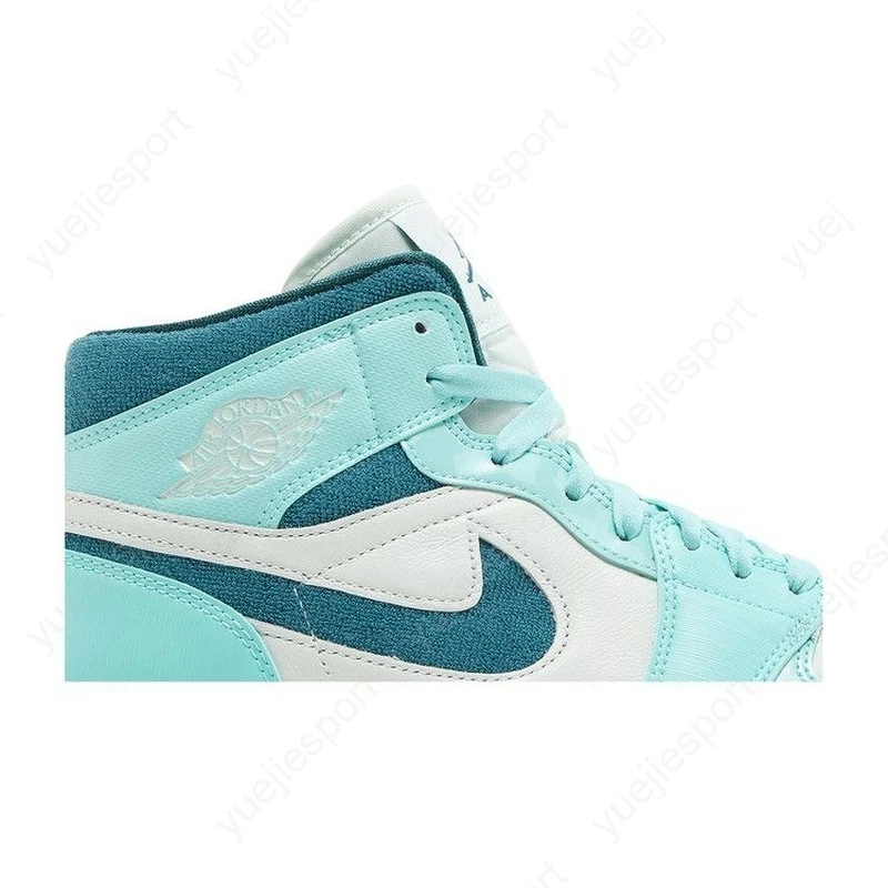 Mujer Air Jordan 1 Mid Se Turquesa Blanqueada DZ3745-300 Foto 2 de 4