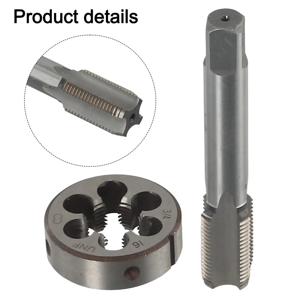 3/4 -16 TPI Tap and Die Set HSS Right Hand Thread 3/4-16 UNF Tap 3/4-16 UNF Die - Image 4 of 4
