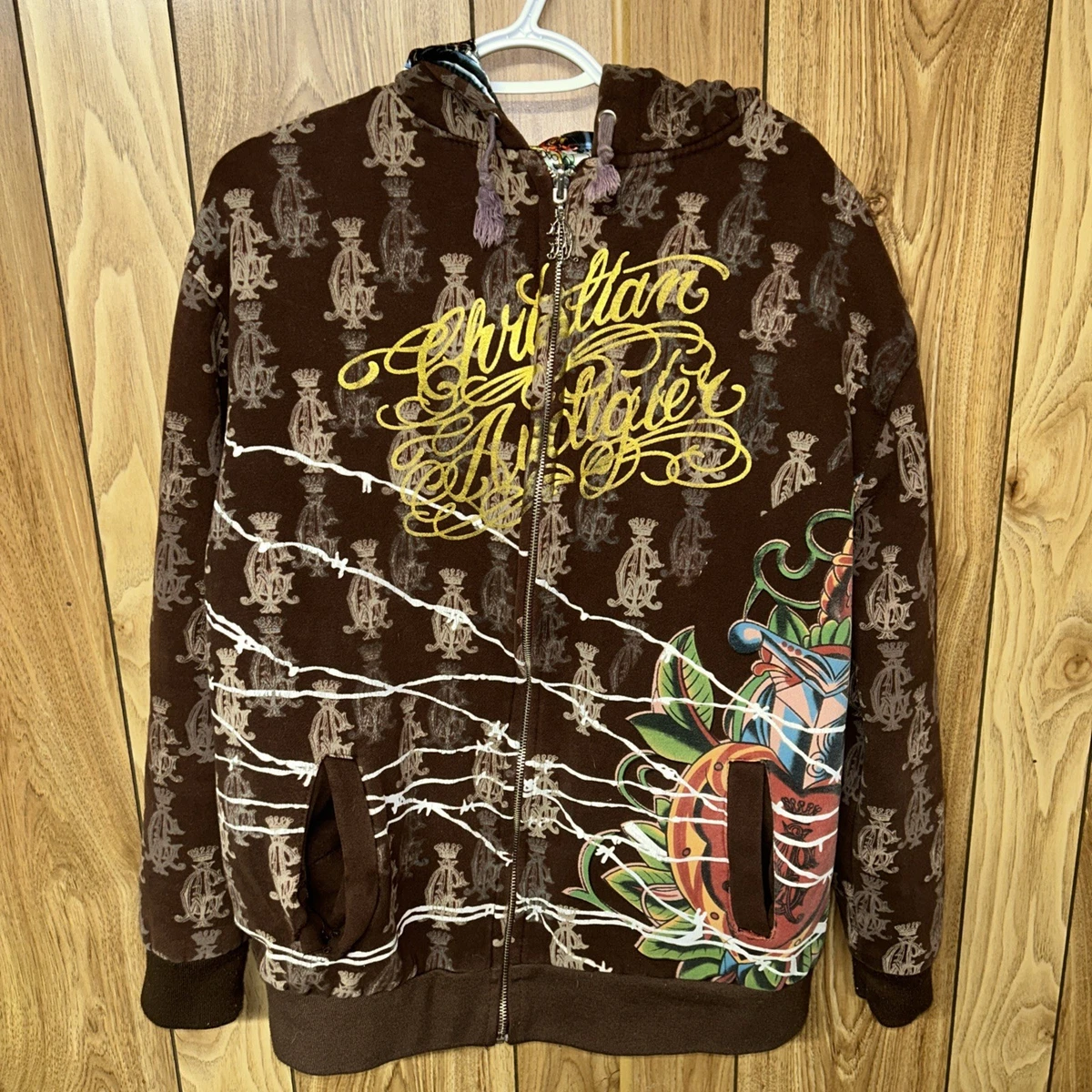 Christian Audigier Hoodie Hoodies & Sweatshirts for Men for Sale