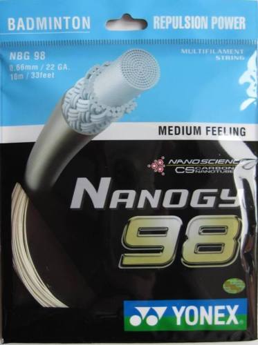 Yonex NBG98 Nanogy 98 corda da badminton - 10 m - oro cosmico - NBG 98 - Foto 1 di 1