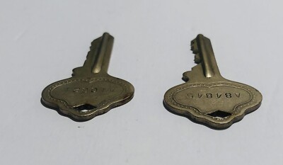 Lot Of 2 Vintage Weiser Company Keys #A10321 #A84845 | eBay
