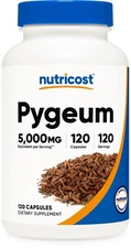 Nutricost Pygeum 5000mg, 120 Capsules- Vegetarian Capsules, Non-GMO, Gluten Free