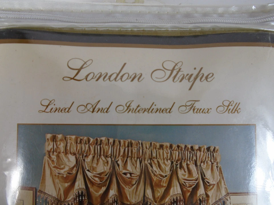 Tira de Londres Suave Dorado Habitación Oscurecimiento 54"x84" Panel de Cortina Varilla Bolsillo/Pestaña Trasera Foto 3 de 4