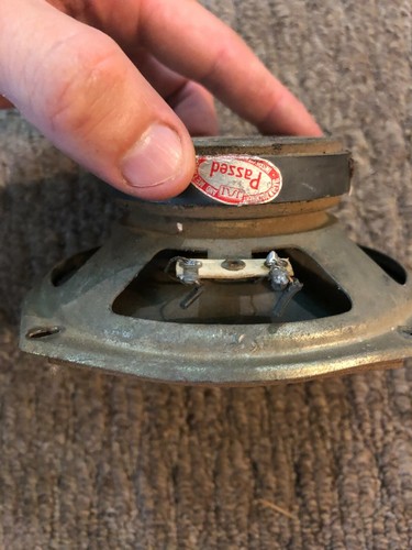 Vintage 4.5" 7W 8 Ohm Speaker Driver Japan Machinery and Metal JMI - Picture 4 of 7