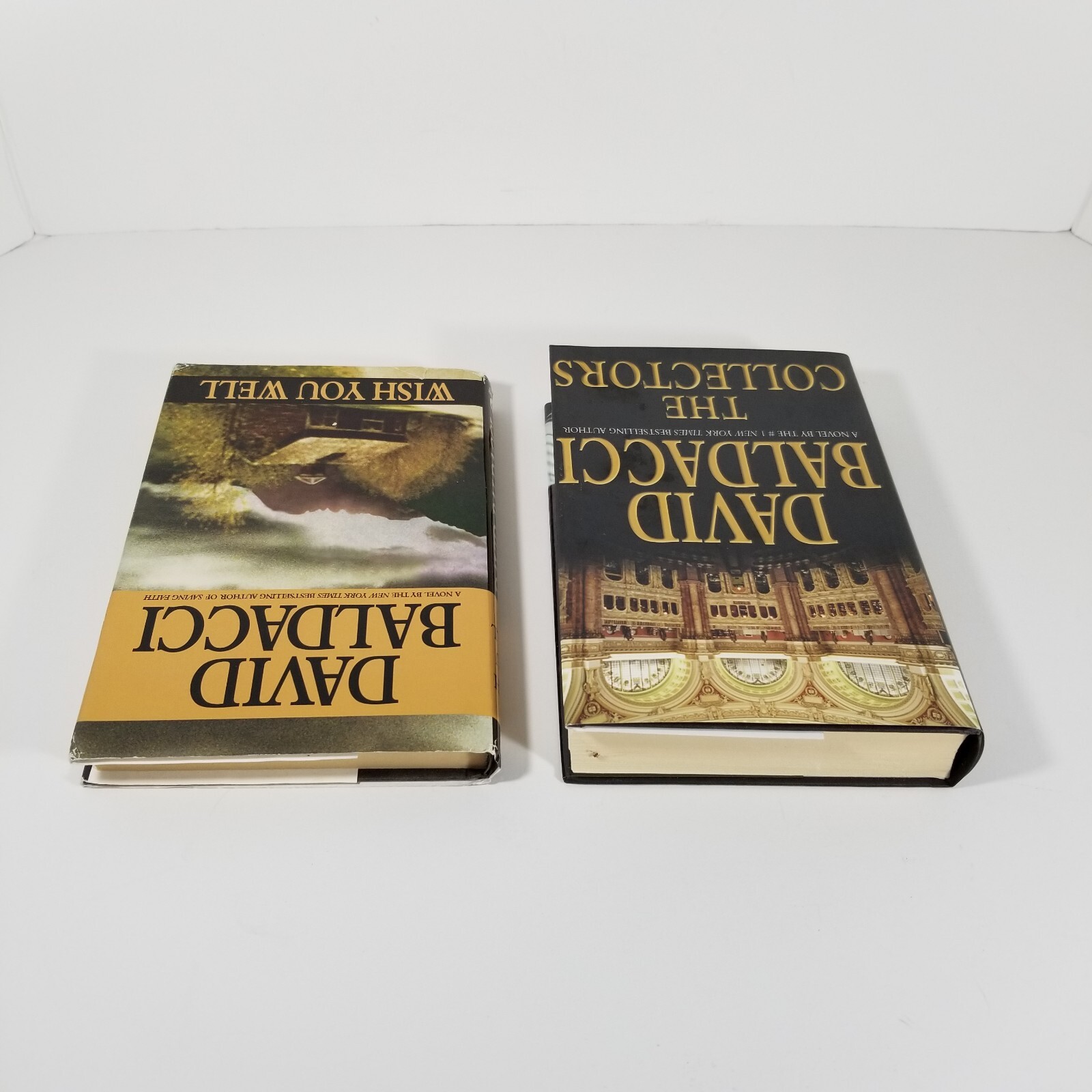 Lot of 2 David Baldacci Novels Books Hardcover Wish You Well, The Collectors