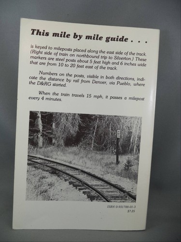 Cinders Smoke Guide Durango-Silverton Narrow Gauge Trip Osterwald Book Railway - Picture 10 of 10