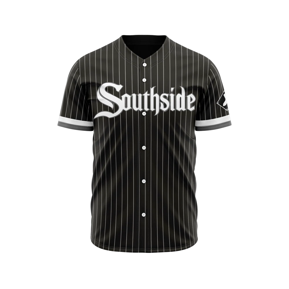 Custom Men's Chicago White Sox Black City Connect Replica Jersey