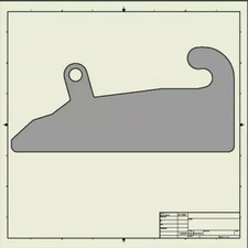 CNC dxf file JRB 418 SERIES Quick Attach loader blanks 644k 724k SHIP via EMAIL