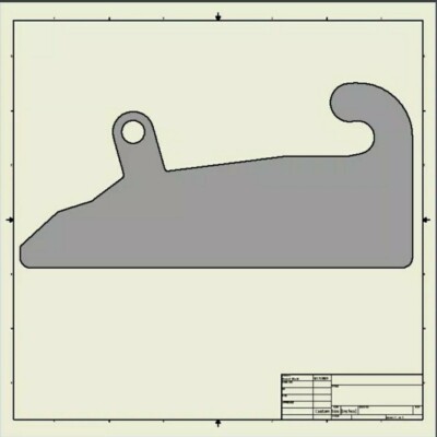 CNC dxf file JRB 418 SERIES Quick Attach loader blanks 644k 724k SHIP via EMAIL