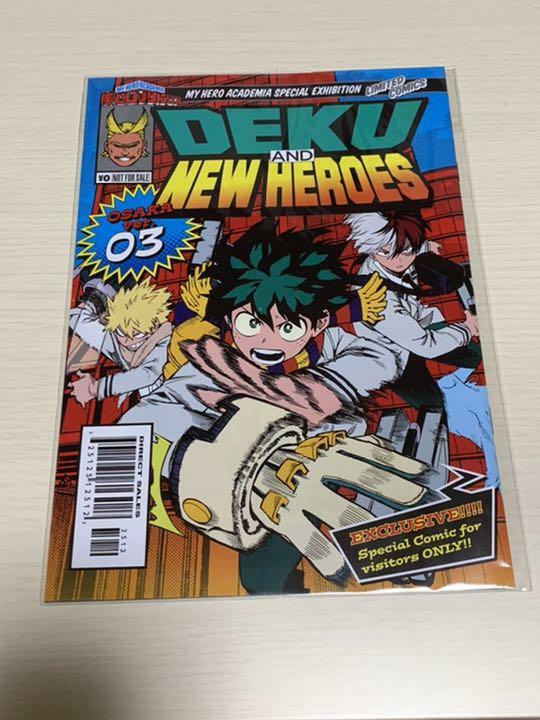 My Hero Academia Exhibition Benefits Leaflet Comics VOL. 3 Osaka