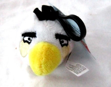 2.5" Matilda ANGRY BIRDS Pencil TOPPER Flinger FINGER PUPPET Backpack Clip-New 