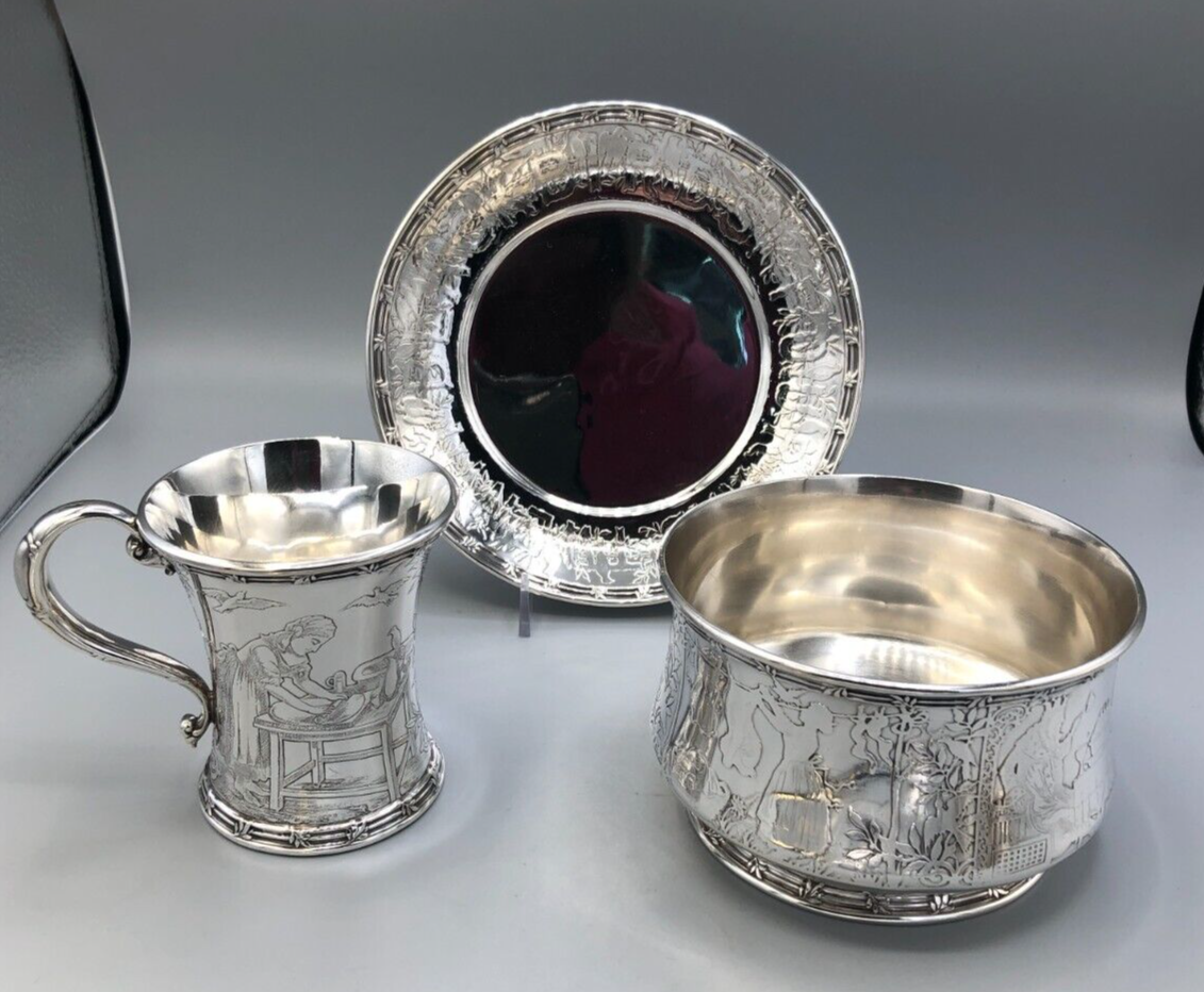 Tiffany & Co Meadows ベビー　食器　セット　ボウル　カップ Tiffany & Co Meadows ベビー食器セットボウルカップ