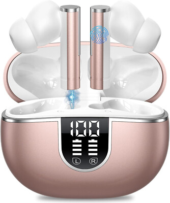 Mini Bluetooth Kopfhörer In Ear Bass Musik Headset Kabellos Fitness Sport Joggen