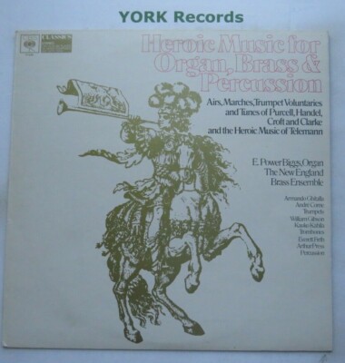 61648 - HEROIC MUSIC FOR ORGAN BRASS & PERCUSSION - POWER BIGGS - Ex LP Record